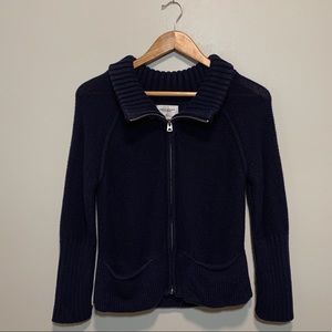 American Eagle Outfitters - Navy sweater jacket